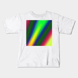 blue green red yellow  texture abstract design Kids T-Shirt